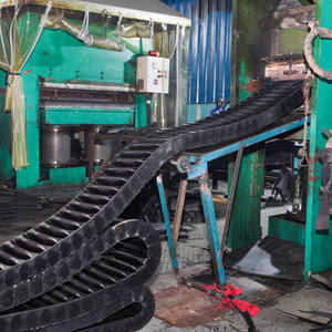 Konveyor Roller Gravitasi Chip Kecil Sabuk Karet Logo Kustom T10 Lapisan Karet Timing <span class=keywords><strong>Belt</strong></span> Sabuk Konveyor Sidewall - Product Image 5