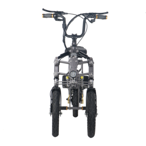 Vélo électrique <span class=keywords><strong>pliable</strong></span> à 3 roues, élégant et tendance, <span class=keywords><strong>tricycle</strong></span> électrique pour adultes, double roue avant, longue autonomie, portable, pour la ville - Product Image 5