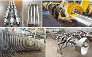 สกรูผสมทนต่อการกัดกร่อนเพลาสว่านสแตนเลสสำหรับสายพานลำเลียงแบบสกรูสำหรับการแปรรูปอาหารและของเสีย - Product Image 4