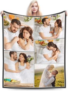 OEM Cá Nhân Ảnh Tùy Chỉnh In Flannel Sherpa Ném Lông Cừu Chăn Với Hình Ảnh Và Văn Bản - Product Image 6