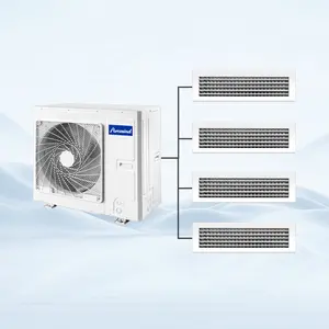 Gree Vrf Multi Split Centrale Airconditioning Systeem Cassette Duct Vloer Plafond Ventilator Coil Unit Multi Zone Airconditioner