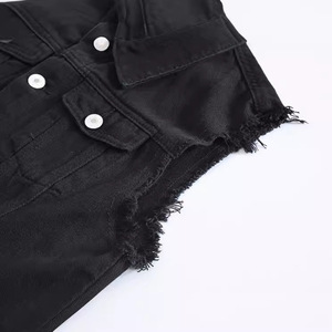 Primavera autunno gilet in Denim da uomo Design Vintage giacche da uomo senza maniche retrò gilet in jeans bottone da uomo - Product Image 4