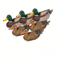 Leurre flottant pour la chasse au canard colvert, peinture dégradée épaisse et gaufrée, quille large, pour la chasse aux oiseaux aquatiques en étang et lac, vente en gros