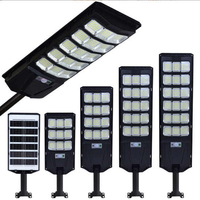 Lampu Jalan tenaga surya 3000W 800000lm, lampu tempat parkir LED Sensor gerakan tahan air luar ruangan dengan Remote untuk halaman di luar
