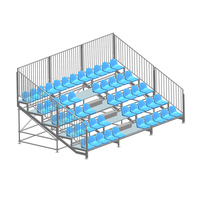 Systèmes de tribunes prêts à l'emploi, tribunes modulaires, gradins flexibles, tribunes démontables