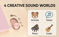 Guitare électrique en bois naturel pour enfants, instrument de musique de simulation, jouet rechargeable avec batterie, cadeau, planche d'activités avec lumière et son