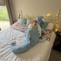 Collection de Peluches Géantes Dragon Premium Jelly Cats – Toutes Tailles et Couleurs Disponibles – Coussin Animal en Peluche Doux et Géant pour