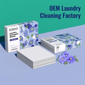 KELEE Feuilles de détergent de lavage écologiques Fournisseur de lavande <span class=keywords><strong>Feuille</strong></span> de détergent de nettoyage de linge doux à dissolution rapide - Product Image 1