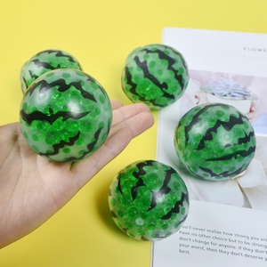 Cross-border Novelty Rubber Watermelon Shaped Stress-Relief Bead <b>Ball</b> <b>Squeeze</b> Toy - Product Image 2