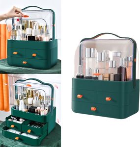 Boîte de rangement en plastique pour maquillage, pinceaux, rouges à lèvres, masques, boîte de rangement en acrylique pour cosmétiques, boîte de rangement pour bijoux, organisateur de maquillage - Product Image 2