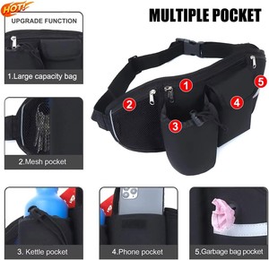 Correa de Cintura Profesional para Perros, Correa Reforzada para Correr y Caminar, Correa Elástica con Bolsa de Cintura - Product Image 2