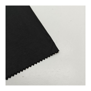 Tela Jersey Económica 100% Rayón - 180gsm Tejido de Punto por Trama Elástico Teñido Liso Negro para Vestidos, Ropa Interior y Largo - Product Image 1