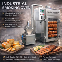 Machine à fumer industrielle pour poulet et poisson, équipement de transformation de la viande, solution clé en main pour la production de saucisses, bacon et jambon