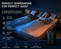 Matelas chauffant intelligent à circulation d'eau, double mode, avec contrôle Wi-Fi via application, régulation de la température pour un sommeil optimal