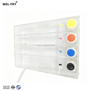 WEL-TRY 1000ML 4 Couleurs Bouteilles <span class=keywords><strong>CISS</strong></span> Externes Haute Capacité pour <span class=keywords><strong>HP</strong></span> <span class=keywords><strong>PageWide</strong></span> <span class=keywords><strong>Pro</strong></span> MFP <span class=keywords><strong>477DW</strong></span>/552DW/577DW/352DW Directement de l'usine - Product Image 2