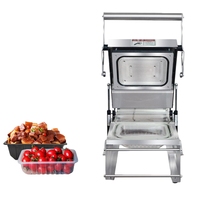 Nieuwe model handmatige heatseal machine voor tray lunchboxen, voedselblikken, bekers en papiermaterialen verpakkingen - tafelmodel voedselverzegelaar