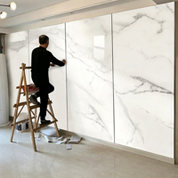 Panneau mural en bois plaqué carbone de qualité B1 imperméable et ignifuge 1220*2440*8mm, panneaux muraux en ardoise carbone, panneaux muraux en marbre