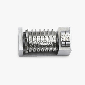 เครื่องพิมพ์หมายเลขแบบแท่นราบไฮเดลเบิร์ก 4x8 เครื่องเข้ารหัสแบบกลไก 7 หลัก สำหรับเครื่องพิมพ์ฉลากถาวร - Product Image 2