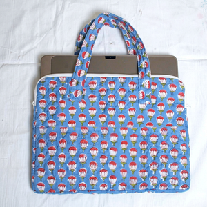 Bolsos de Mano para Portátil Hechos a Mano, Portafolio Ejecutivo de Alta Calidad, Acolchado de Algodón, con Correa para Hombro, Cierre de Cremallera, Moderno, Suave, para Uso Diario - Product Image 1