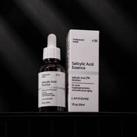 Sérum facial à 2% d'acide salicylique, Essence anti-acné pour peaux à problèmes, Hydratation intense et nettoyage des pores, Soin quotidien de la peau du visage