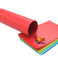 150g 180g 200g A4, carton de couleur 50*70cm, papier de construction de couleur pour l'artisanat pâte de bois pure 70g papier de couleur