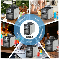 Máquina de Smoothies Inteligente honeyice SC-6202 Shinechef con Pantalla Táctil LCD, Sistema de Enfriamiento Silencioso y Entrada Universal para Botellas