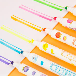 Sweet Desert <strong>Scented</strong> Dual-tip <strong>Liner</strong> Highlighting <strong>Drawing</strong> Markers Pastel Color Highlighter Pen - Product Image 5