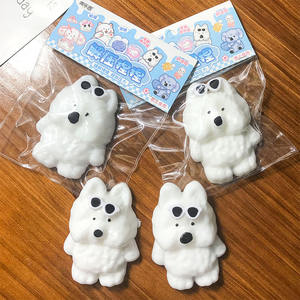 Juguetes Antiestrés Suaves de TPE con Diseño de Perro de Dibujos Animados, Novedades Unisex, Juguetes Blandos de Perro para Apretar, Venta al por Mayor - Product Image 2