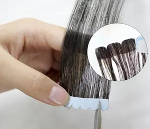 Can Be Permed And Dyed Tape Human Hair Invisible Seamless Hair Extension Tape In Hair Extensions