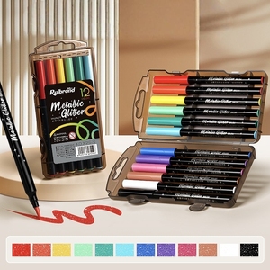 Marcadores Acrílicos de Punta Suave, Doble Punta, con Colores Superpuestos, en Caja de Regalo <span class=keywords><strong>para</strong></span> Niños - Product Image 1