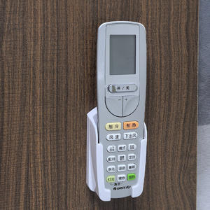 Gree Remote <b>Control</b> Wall Mount <b>Holder</b> Rectangle Solid Color No Lid Wall Mounted Storage Box - Product Image 1