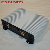 Amplificateur de voiture à panneau blanc, style brésilien, avec gamme complète et mini volume, amplificateur mono bloc pour l'audio de voiture