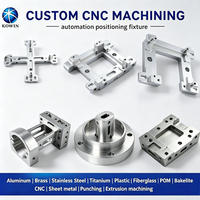 Bloc de référence de positionnement personnalisé en aluminium 6061 usiné CNC pour machines de traitement haute vitesse