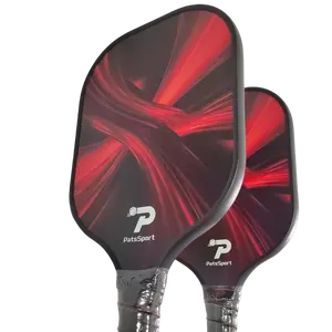 2024 Nieuwe Release Koolstofvezel Pickleball Paddle Voor Dropshipping 1 Set Voor Beginner Zwarte Kleur Usapa Pickleball Racket Set