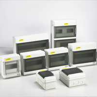Boîtier de distribution d'alimentation ELMAK DBS-18/24 IP67 en plastique ABS résistant aux intempéries, panneau de connexion de câbles, 12A 12V 6