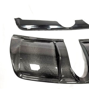 Difusor de Spoiler Trasero de Labio de Parachoques Trasero de Fibra de Carbono de 2 Piezas para Seat León <span class=keywords><strong>Cupra</strong></span> Mk4 2014+, Bodykit - Product Image 2