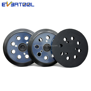 EVERTOOL pneumatik 5/16x24 Thread Backing Pad - <span class=keywords><strong>Hook</strong></span> & <span class=keywords><strong>Loop</strong></span> amplas Pad 125mm Backup Plate untuk mesin poles OEM - Product Image 3