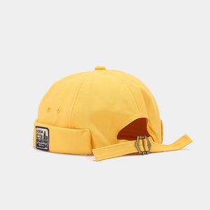 Casquette de baseball vintage en coton sans visière style melon Hip-Hop - Product Image 2