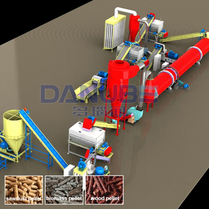Machine de fabrication de granulés de bois de chêne industriel, ligne de production de granulés de bois biomasse - Product Image 1