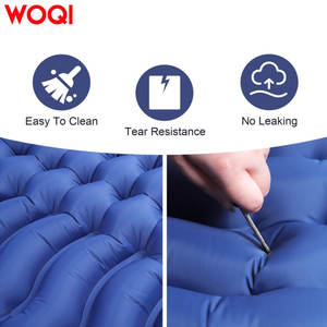 Colchón inflable Woqi para 2 personas 200x140x10cm con almohada y bomba incorporada para camping, senderismo y viajes - Product Image 5
