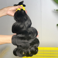 Vente en gros de cheveux bruts alignés sur les cuticules vietnamiennes alignées sur les cuticules 100% humaines en vrac de cheveux bruts vietnamiens vendeur en vrac de cheveux bruts ondulés