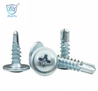 Usine de qualité Tornillos Truss Wafer Head Vis auto-perceuses 4.2*13mm #8*1/2 "Fournisseur chinois