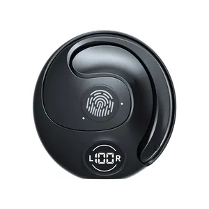 JR07 OWS Fones de ouvido Bluetooth 5.3 sem fio com microfone baixo som estéreo audifonos inalambricos bluetooth