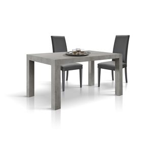Beatrice <b>Extendable</b> <b>Dining</b> <b>Table</b> 140x90 CEMENT GREY Melamine Finished Internal Use - Product Image 2