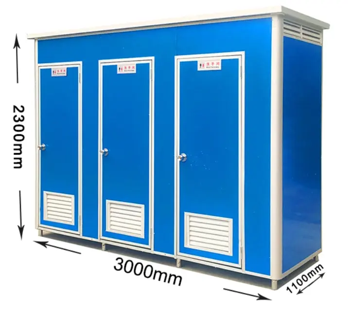 Günstige Fertighaus Container haus Tragbare Toiletten Bewegliches Container haus Fertighaus Öffentliches Badezimmer im Freien Mobile Tragbare Toilette