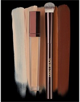 Ensemble de pinceaux de maquillage professionnels de luxe YM Kabuki et illuminateur, haute qualité, double embout, chaque pinceau pour le visage et les lèvres