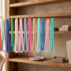 Precio de fábrica, venta al por mayor, cuentas de vidrio redondas para la fabricación de joyas de moda, Feng Shui, decoración del hogar, accesorios de joyería - Product Image 3