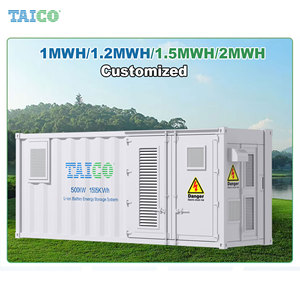 Taico TK e-cube A1000 làm mát chất lỏng 1mwh-2mwh pin năng lượng mặt trời Hệ thống lưu trữ năng lượng 1Mw-2mW Lithium Ion lưu trữ container - Product Image 5