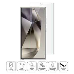 3D ปกป้องหน้าจอกระจกเทมเปอร์9H ป้องกันการกระแทกสูง HD โปร่งใสสำหรับ Samsung <span class=keywords><strong>Galaxy</strong></span> S23 S24 S25อัลตร้า - Product Image 4