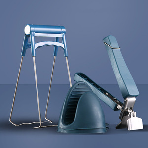 Pince à bols et assiettes en acier inoxydable créative et pratique, pince multifonctionnelle anti-brûlure, pince à double poignée. - Product Image 1
